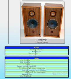 Alta fedeltà - Coppia casse Marantz imperial 5 - Audio/Video In ...