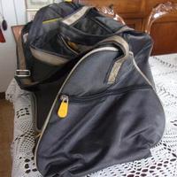 2 Borsoni viaggio/palestra capiente maniglie tela