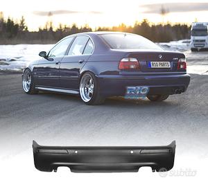 PARAURTI POSTERIORE BMW E39 LOOK M5 PDC DOPPIA USC