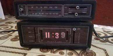 Radio sveglia vintage Westclox