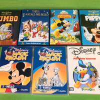 Set 7 DVD cartoni animati e giochi Disney
