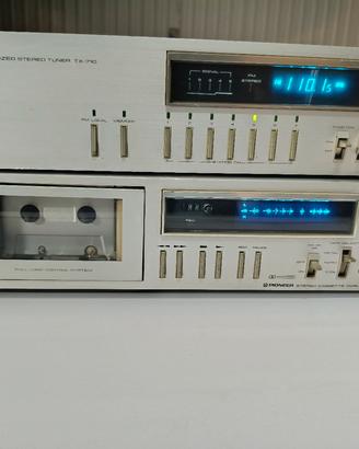 coppia Hi-fi Pioneer Blue line anni 80