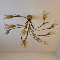 Lampadari lavorati in metallo e Vetro