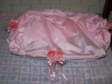 Cesto per bomboniere Battesimo per bambina