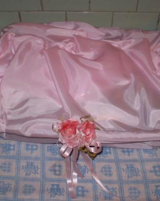 Cesto per bomboniere Battesimo per bambina