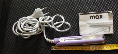 mini piastra capelli da borsa