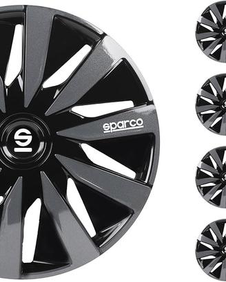 Sparco Set 4 copricerchi 15' pollici copriruota au