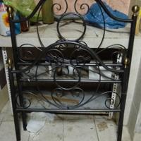 Letto singolo in ferro battuto