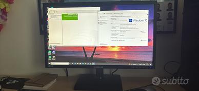 Computer fisso Asus + monitor e tastiera