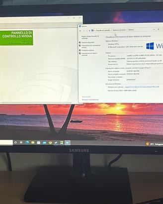 Computer fisso Asus + monitor e tastiera