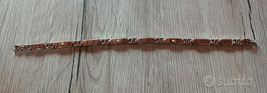 bracciale Uomo Acciaioinossidabile con Accenti oro