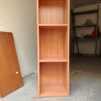 Libreria modulare a cubi, 4 pezzi da 3 scomparti
