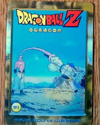 CARD OLOGRAFICA DRAGONBALL Z SERIE GOLD N. 51