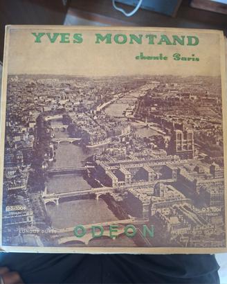 Raro vinile 10 pollici "Yves Montand chante Paris"