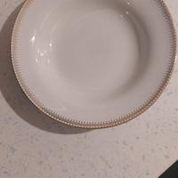 Richard Ginori 9 piatti fondi con bordo oro