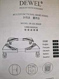 Base regolabile per lavatrice 