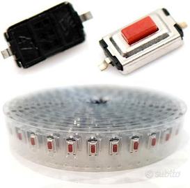 5 Micro Switch Tattili SMD per Circuiti PCB