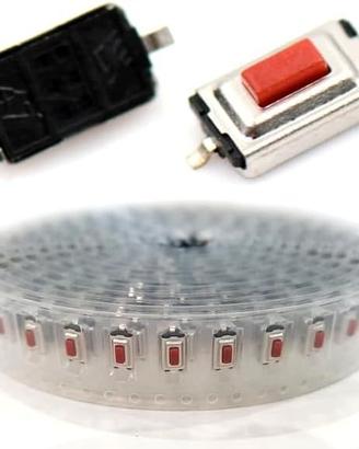 5 Micro Switch Tattili SMD per Circuiti PCB