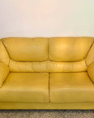 🛋️ Divano 2 posti in vera pelle