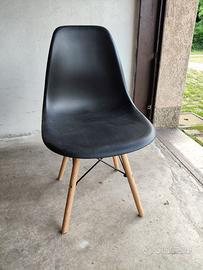 Sedia per scrivania  nera