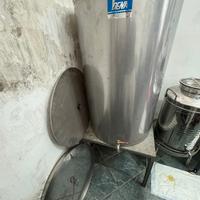 bidone in acciaio inox
