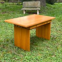 Scrivania legno massello anni 60