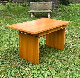 Scrivania legno massello anni 60