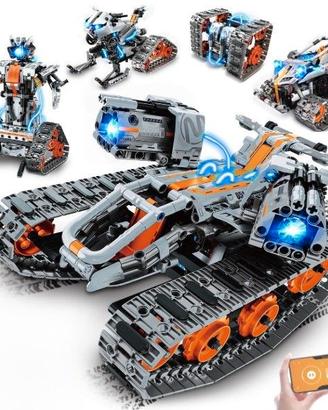 HiWEEGO Kit di costruzione robot 5 in 1 con luce L