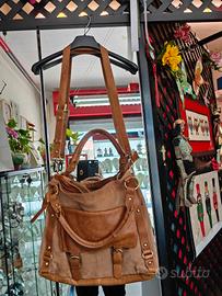 borsa a sacca originale clarks in vera pelle 