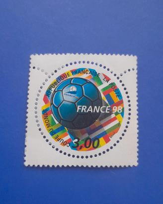 Francobollo Francia 1998-Mondiali di Calcio