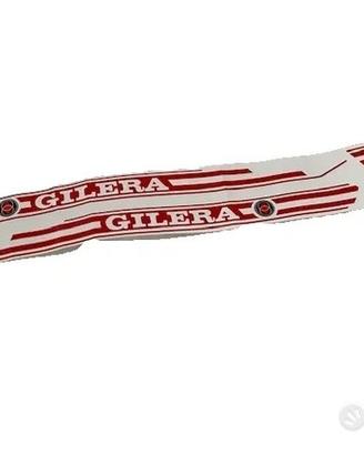 adesivi gilera 50 trial 4v aufkleber rosso bianco