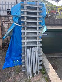 recinzione in ferro zincato