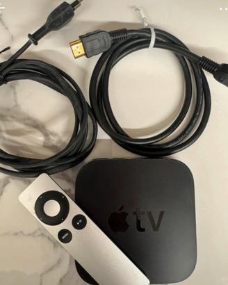 Apple Tv + telefomando e cavo hdmi