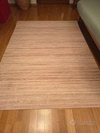 tappeto bamboo 200x140 effetto gesso nuovo