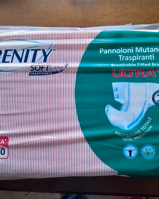 3 pacchi di pannoloni mutandina incontinenza 