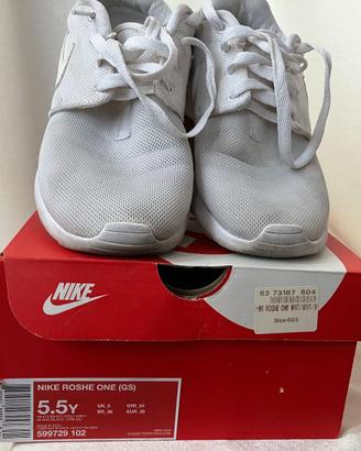 NIKE Roshe bianco n 5.5Y