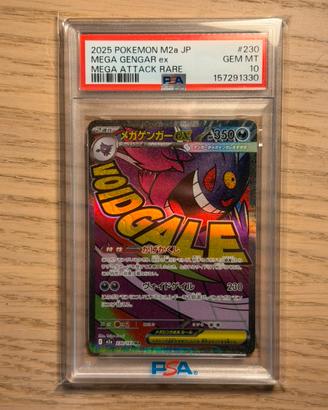 Mega Attack Gengar Ex 230/193 Psa 10 Jap