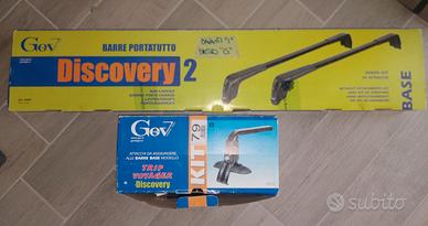 Barre portatutto GEV, discovery2 + kit attacchi