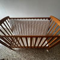 Lettino Giordani Alice con materasso