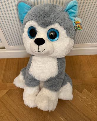 Peluche grande gigante Bluey Cane Husky Porcellino