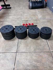 Set manubri regolabili 30kg