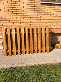 Staccionata+pali in legno NUOVA