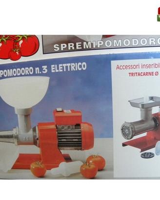 SPREMI POMODORO PASSAPOMODORO ELETTRICO OMAZ N°3