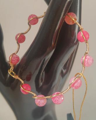 bracciale rigido agata opaca risa