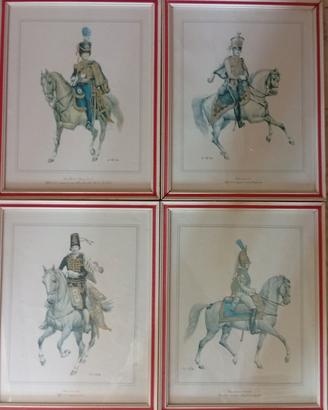 quadri divisa militare  cavalleria impero russo