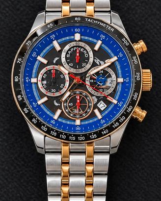 Orologio Sapphero con cronografo e datario