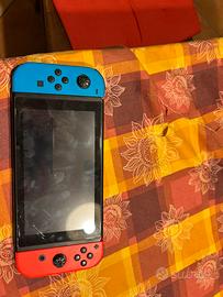 Nintendo switch standard, 9 giochi+micro sd 128gb