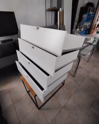 Ricambi armadio IKEA TRYSIL bianco – 30€ tutto, UR