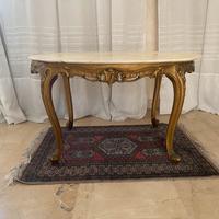 Tavolino barocco  con marmo