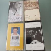 Musicassette cantanti italiani anni '80.